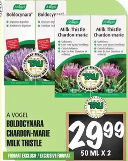 Marches Tau A. VOGEL BOLDOCYNARA CHARDON-MARIE MILK THISTLE offer