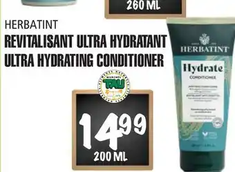 Marches Tau REVITALISANT ULTRA HYDRATANT HERBATINT offer