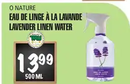 Marches Tau EAU DE LINGE À LA LAVANDE O NATURE offer