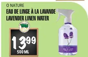 Marches Tau EAU DE LINGE À LA LAVANDE O NATURE offer
