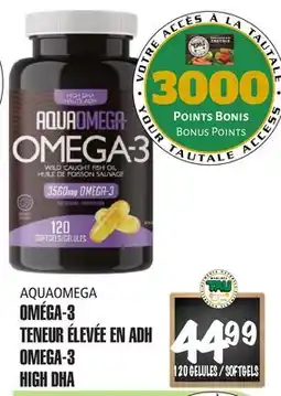 Marches Tau OMÉGA-3 TENEUR ÉLEVÉE EN ADH AQUAOMEGA offer