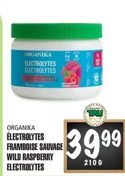 Marches Tau ÉLECTROLYTES FRAMBOISE SAUVAGE ORGANIKA offer