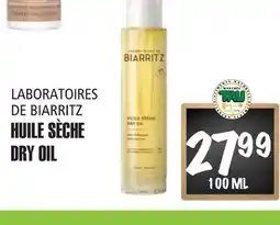 Marches Tau HUILE SÈCHE LABORATOIRES DE BIARRITZ offer