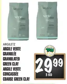 Marches Tau ARGILE VERTE GRANULÉE, ARGILE VERTE CONCASSÉE ARGILETZ offer