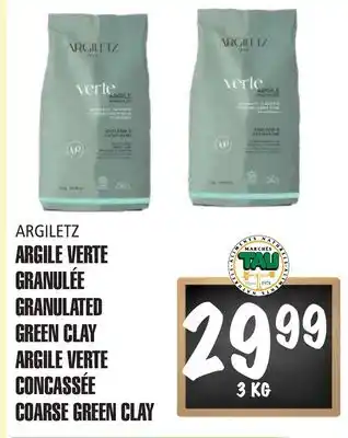 Marches Tau ARGILE VERTE GRANULÉE, ARGILE VERTE CONCASSÉE ARGILETZ offer