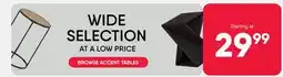 Meubles RD ACCENT TABLES offer
