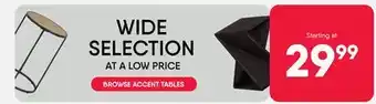 Meubles RD ACCENT TABLES offer