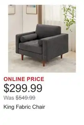 Costco King Fabric Chair offer