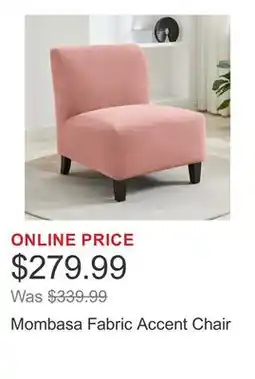 Costco Mombasa Fabric Accent Chair offer