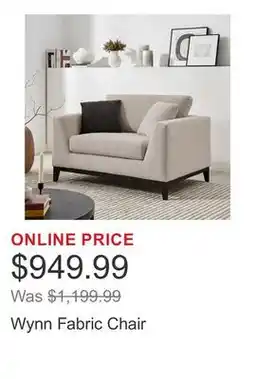 Costco Wynn Fabric Chair offer