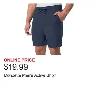 Costco Mondetta Men's Active Short offer