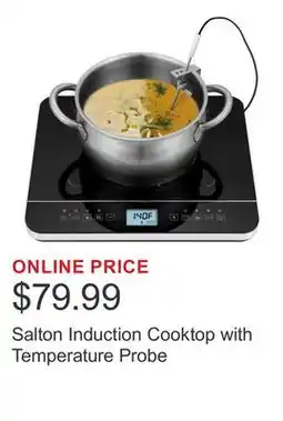 Costco Salton Induction Cooktop with Temperature Probe offer