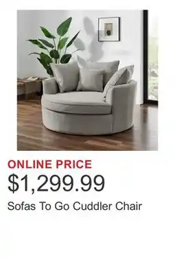 Costco Sofas To Go Cuddler Chair offer