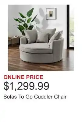 Costco Sofas To Go Cuddler Chair offer