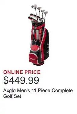 Costco Axglo Men's 11 Piece Complete Golf Set offer