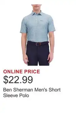 Costco Ben Sherman Men's Short Sleeve Polo offer