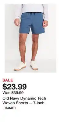 Old Navy Old Navy Dynamic Tech Woven Shorts -- 7-inch inseam offer
