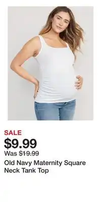 Old Navy Old Navy Maternity Square Neck Tank Top offer