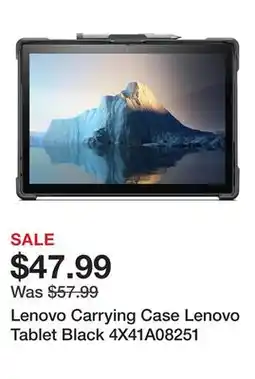 Newegg Lenovo Carrying Case Lenovo Tablet Black 4X41A08251 offer