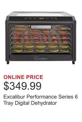 Costco Excalibur Performance Series 6 Tray Digital Dehydrator offer