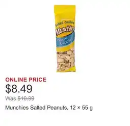 Costco Munchies Salted Peanuts, 12 × 55 g offer