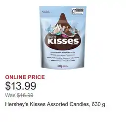 Costco Hershey's Kisses Assorted Candies, 630 g offer
