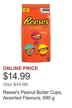 Costco Reese's Peanut Butter Cups, Assorted Flavours, 680 g offer