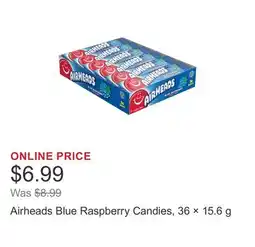 Costco Airheads Blue Raspberry Candies, 36 × 15.6 g offer