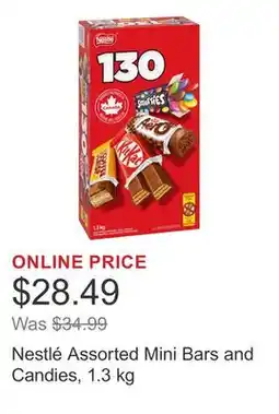 Costco Nestlé Assorted Mini Bars and Candies, 1.3 kg offer