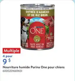 Walmart Nourriture humide Purina One pour chiens offer