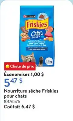 Walmart Nourriture sèche Friskies pour chats offer