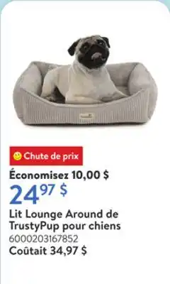 Walmart Lit Lounge Around de TrustyPup pour chiens offer