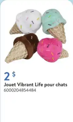 Walmart Jouet Vibrant Life pour chats offer