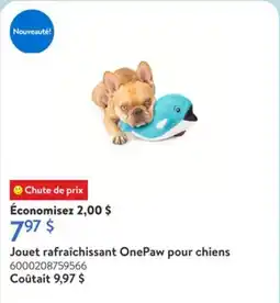 Walmart Jouet rafraîchissant OnePaw pour chiens offer