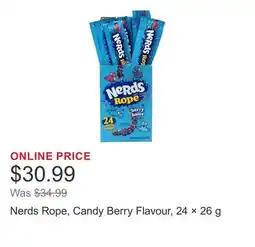 Costco Nerds Rope, Candy Berry Flavour, 24 × 26 g offer