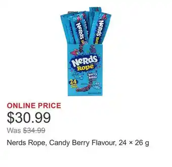 Costco Nerds Rope, Candy Berry Flavour, 24 × 26 g offer