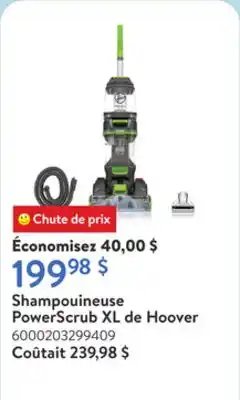Walmart Shampouineuse PowerScrub XL de Hoover offer