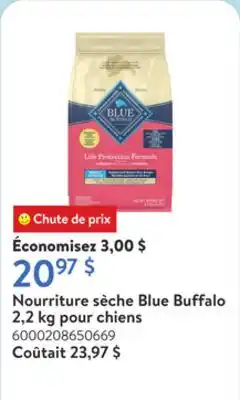 Walmart Nourriture sèche Blue Buffalo 2,2 kg pour chiens offer