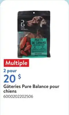 Walmart Gâteries Pure Balance pour chiens offer