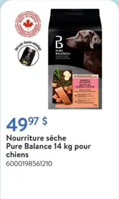 Walmart Nourriture sèche Pure Balance 14 kg pour chiens offer