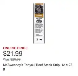 Costco McSweeney's Teriyaki Beef Steak Strip, 12 × 28 g offer