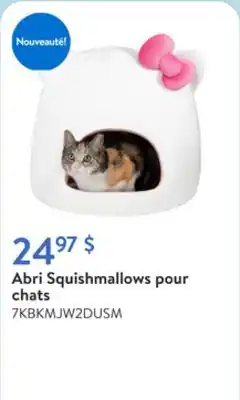 Walmart Abri Squishmallows pour chats offer