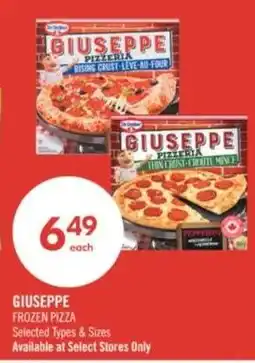 Shoppers Drug Mart Giuseppe frozen pizza offer