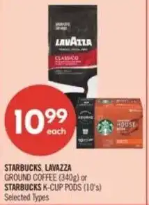 Shoppers Drug Mart Starbucks, lavazza offer