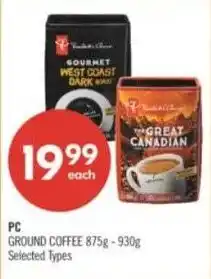 Shoppers Drug Mart PC ground coffee offer