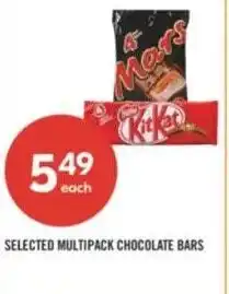 Shoppers Drug Mart Selected multipack chocolate bars offer
