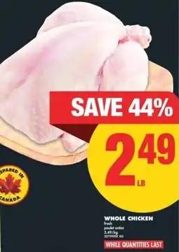 No Frills Whole chicken offer