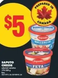 No Frills Saputo cheese offer