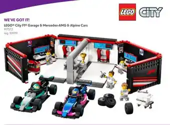 Toys R us LEGO City F1 Garage & Mercedes-AMG & Alpine Cars offer