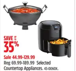 Canadian Tire Heritage Selected Countertop Appliances offer